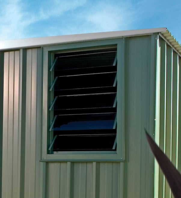 Garden Sheds Storage Shed Louvre Window 02