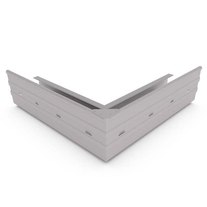 C-Square Gutter External Mitre Birch