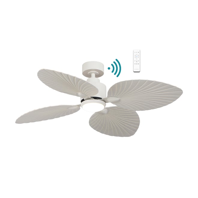 Kingston DC 1265mm Smart Ceiling Fan With WIFI Remote Control White