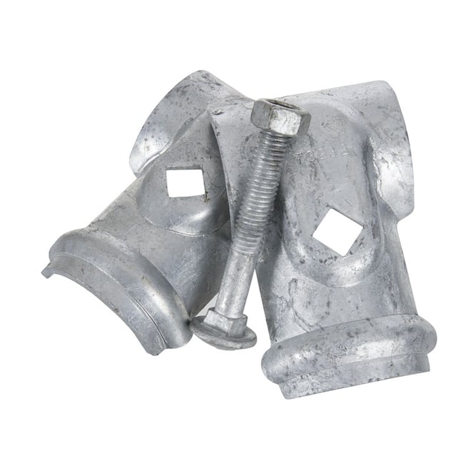 Downee 32mm Galvanised Fixed Fence Tees