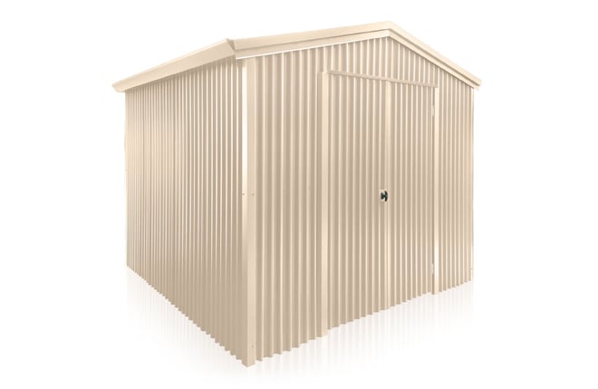 Stubbie Double Hinged Door Shed Merino
