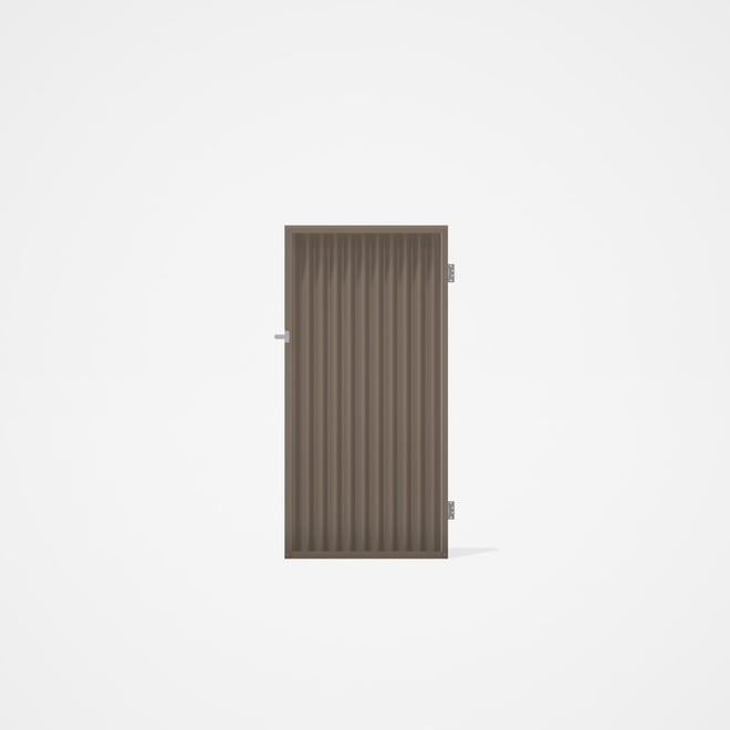 Good Neighbour® CGI Single Gate Standard .32 BMT1.8m High Sheet: Beige, Frame: Beige