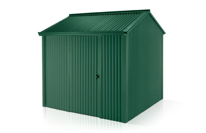 Handi-Heritage Shed H1 2.54X2.52 Roof:Caulfield Green Wall:Caulfield Green Front/Rear Single Door