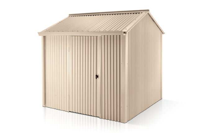 Handi-Heritage Shed H2 3.30X2.52 Roof:Merino Wall:Merino Front/Rear Single Door