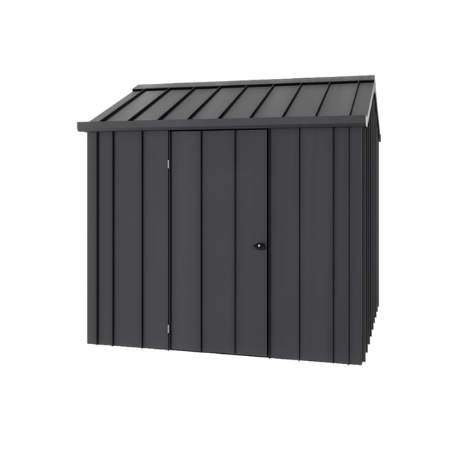 Handi-Hilander Garden Shed HH1 2.48x2.63m Gutter Side Door Gun Metal Grey