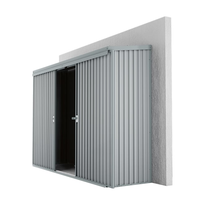Handi-Locker Wall Mount Shed Zinc/Al