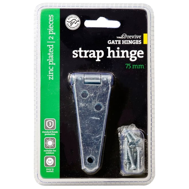 Trio Revive Hinge Gate Strap Zinc 75mm