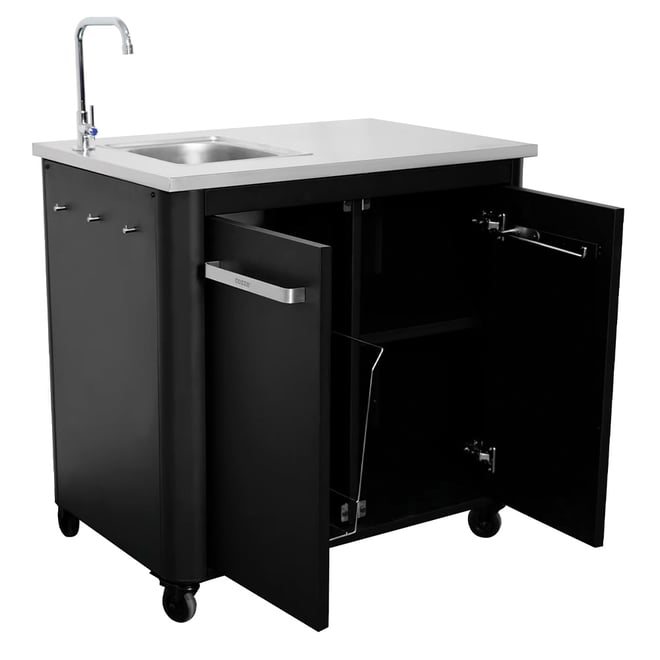 Cozze Portable Outdoor Table With Sink 900mm