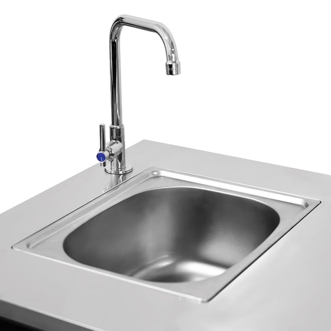 Cozze Portable Outdoor Table With Sink 900mm