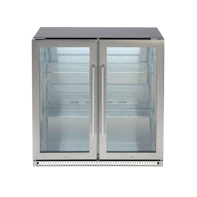 Euro Alfresco Double Door Beverage Cooler Stainless Steel