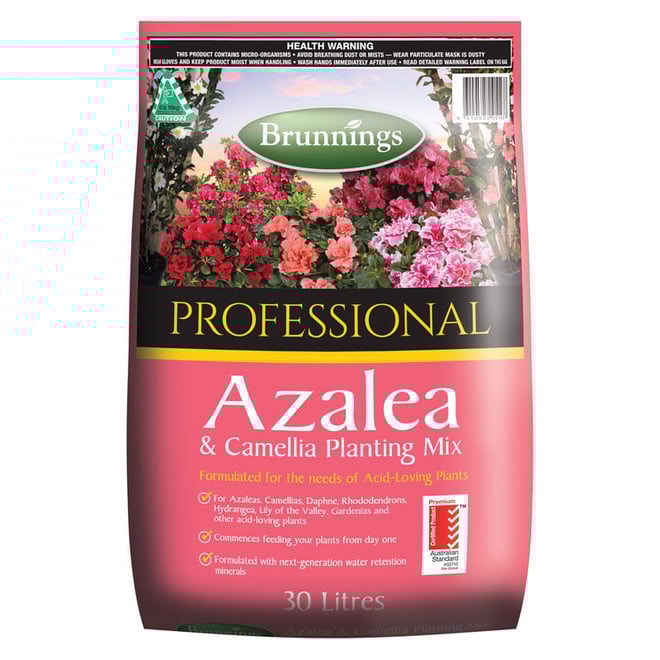 Brunnings Professional Azalea and Camellia Planting Mix 30L