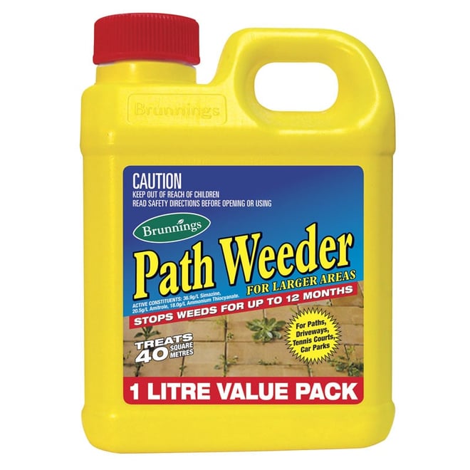 Brunnings Path Weeder for Larger Areas Concentrate 1L