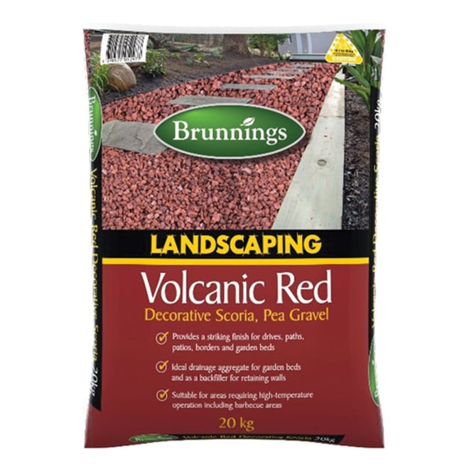 Volcanic Red Decorative Scoria Pea Gravel 20kg