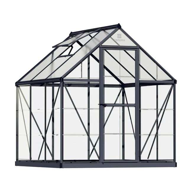 Maze 6 x 6 Hybrid Greenhouse - Grey Frame