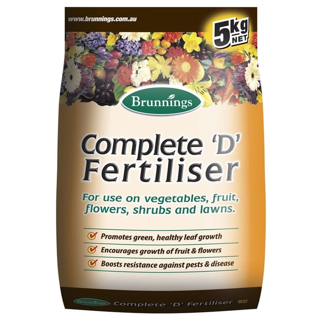 Brunnings Complete D Fertiliser