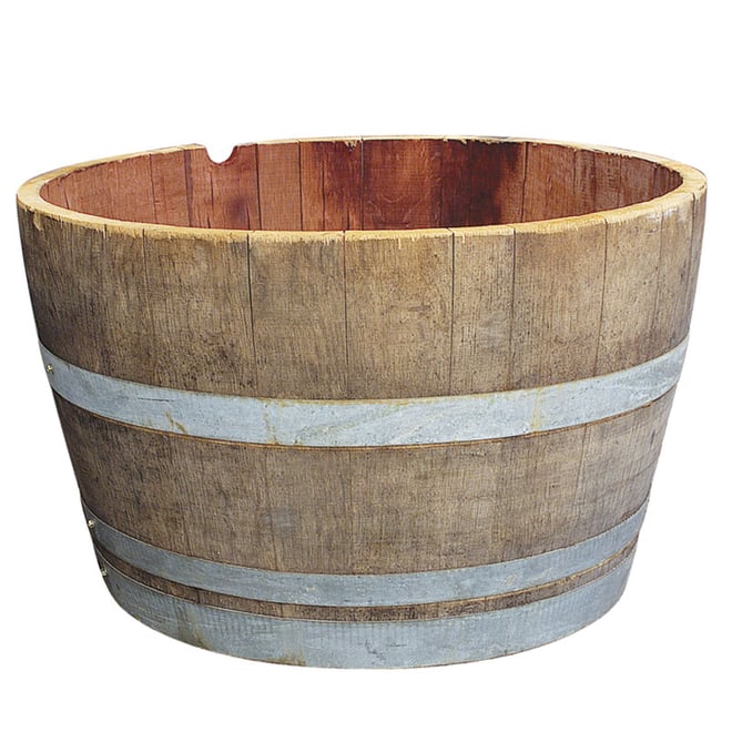 Wine Barrel Half Size