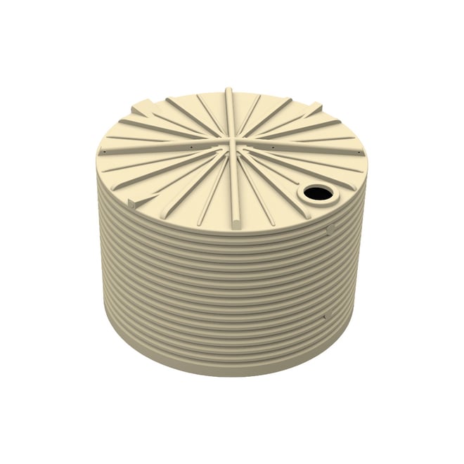 Round Poly Tank 22730L Armour Grey