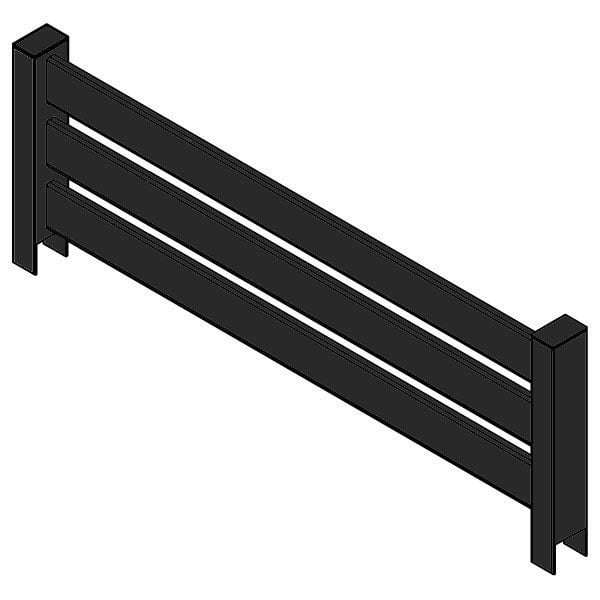 Good Neighbour Screen Top Side Frames Black