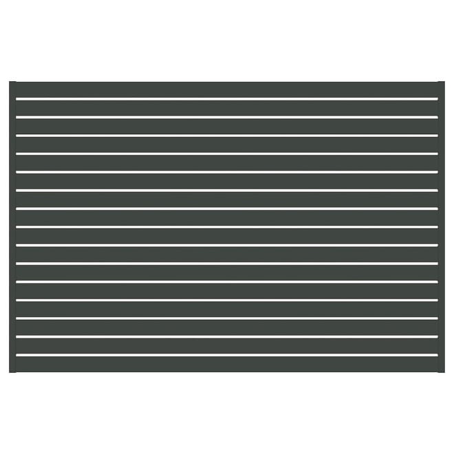 Quickscreen Aluminium Screen-In-A-Box Gun Metal Grey 2400 x 1200mm