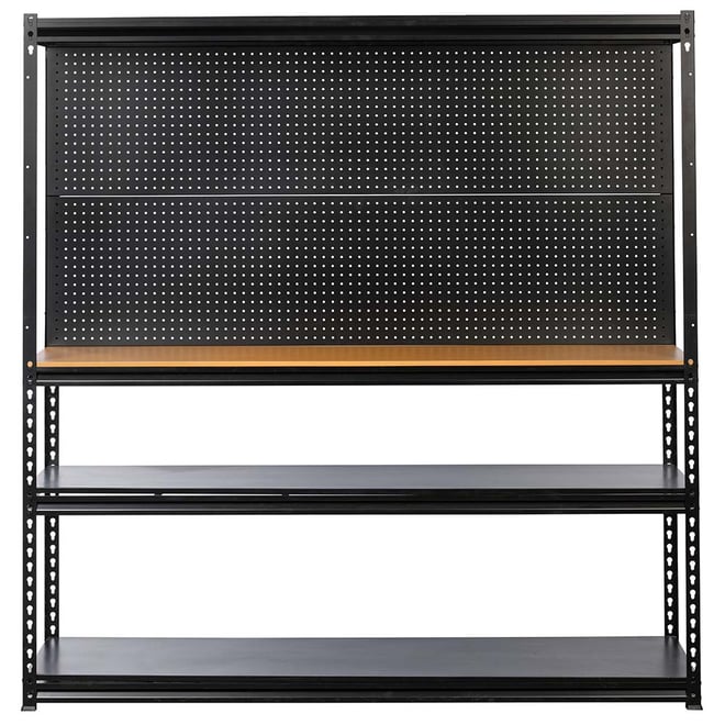 Heavy Duty Workstation with Pegboard