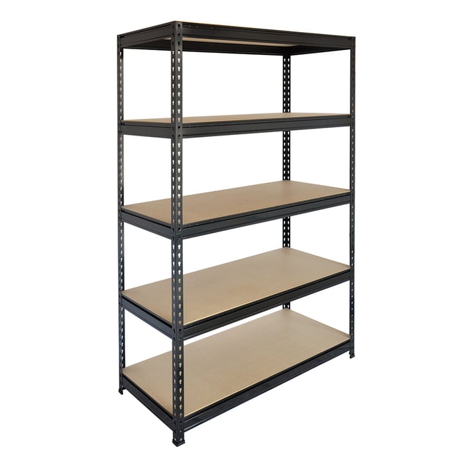 Boltless 1830x1200x450mm 5 Shelf Shelving Unit