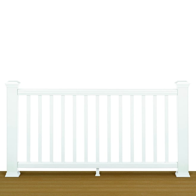 Trex® Transcend Rail Kit With Square Balusters Classic White 2.32 x 1.06m