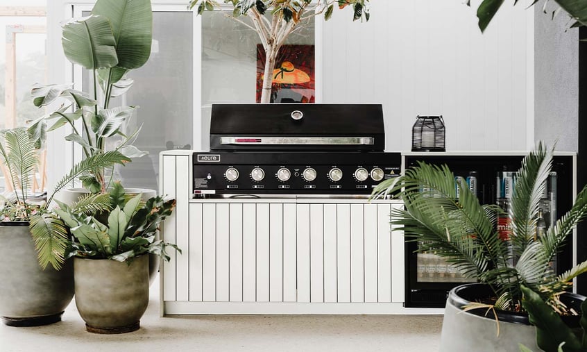 Euro Outdoor Kitchen Insitu