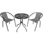 3 Piece Steel Bistro Setting