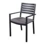 Madrid Aluminium Dining Chair with cushion