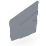 C-Square Gutter Stop End Left Hand Armour Grey