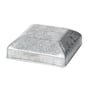 75mm Square Galvanised Steel Post Cap