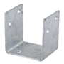 Dunnings 90mm Hot Dipped Galvanised Full Stirrup Bolt Down M10 Holes