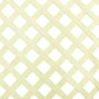 Plastic Lattice Reeded Cream