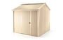 Handi-Heritage Shed H4 3.96X2.52 Roof:Primrose Wall:Primrose Front/Rear Single Door