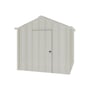 Handi-Hilander Garden Shed HH1 2.48x2.63m Gable End Door Off White