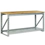 Heavy Duty Bench With Timber Top