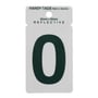 Reflective Green Letterbox Number 45 x 65mm 0