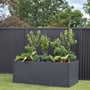 Stratco Twin Wall Raised Garden Bed Grey
