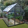 Maze 6 x 8 Hybrid Greenhouse - Grey Frame