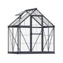 Maze 6 x 4 Hybrid Greenhouse - Grey Frame