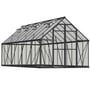 Maze 8 x 20 Balance Greenhouse - Grey Frame