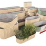 Planter Box 1360 W x 1360 D x 400 h Merino