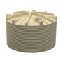 Round Poly Tank 40000L Armour Grey