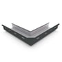 Quad Gutter 125 External Mitre Slotted Gun Metal Grey
