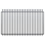 Squash Top Fence Gate 2450 x 1800mm Black