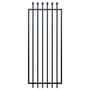Squash Top Fence Gate 975 x 1800mm Black