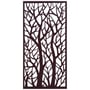 Real Rust Steel Screen Forest 1800 x 900mm