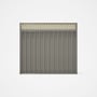 Good Neighbour® Superdek® Screen Top Extension Panel Frame: Birch, Lattice: Cream