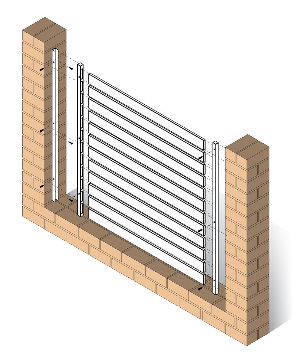 EZISLAT Aluminum Screening