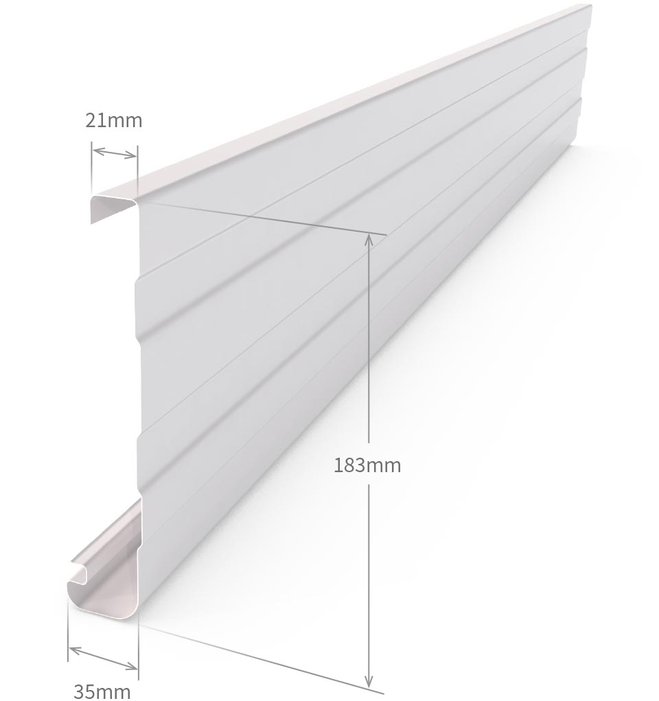 Fascia Steel Fascia Contour Profile